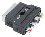 S-VHS/AV-Scart-Adapter In/Out umschaltbar